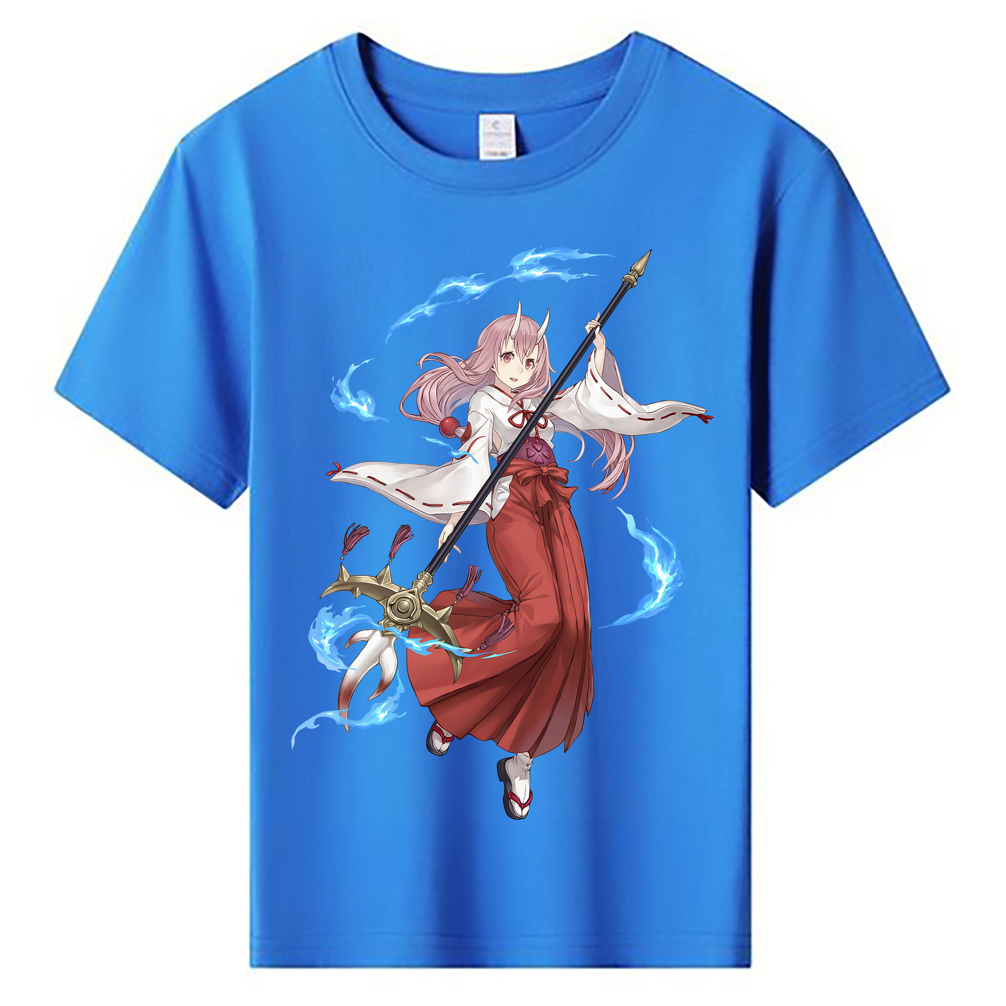 （画像用） 転スラ Regarding Reincarnated to Slime 綿100％キッズTシャツ（フロントプリント）